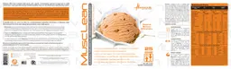 Label for MuscLean Peanut Butter Milkshake