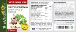 Label for GlucomannanMax