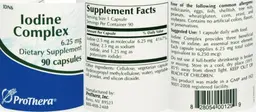 Label for Iodine Complex 6.25 mg