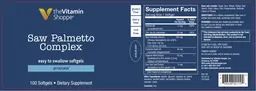 Label for Saw Palmetto Complex