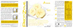 Label for ProtiZyme Banana Creme