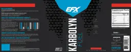 Label for Karbolyn Fuel Fruit Punch