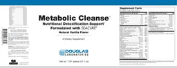 Label for Metabolic Cleanse Natural Vanilla Flavor