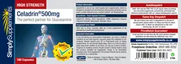 Label for High Strength Celadrin 500 mg