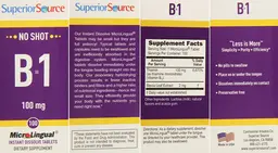 Label for B-1 100 mg