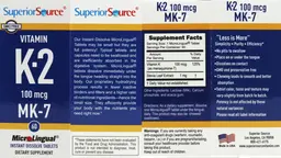 Vitamin K-2 100 mcg MK-7