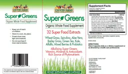 Label for Super Greens