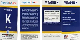 Vitamin K 100 mcg
