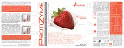 Label for ProtiZyme Strawberry Creme