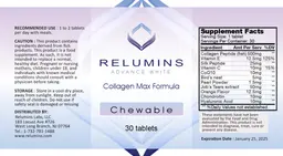 Label for Collagen Max Formula