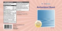 Label for Antioxidant Boost