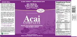 Label for Acai Complete