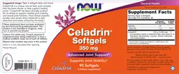 Label for Celadrin Softgels 350 mg