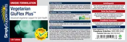 Label for Vegetarian GluFlex Plus