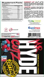 Label for Mr Hyde Cuts Blue Razz