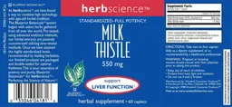 Milk Thistle 550 mg