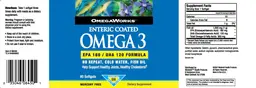 Label for Enteric Coated Omega 3