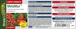 Label for Super Strength MetaMax