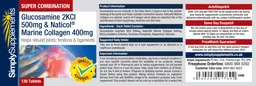 Label for Glucosamine 2KCl 500 mg & Naticol Marine Collagen 400 mg