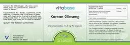 Korean Ginseng 17.5 mg