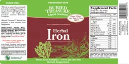 Label for Herbal Iron