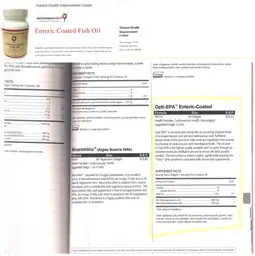 Label for Enteric Coated Fish Oil