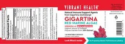 Label for Gigartina Red Marine Algae