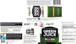 Label for Green Juice