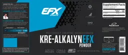 Label for Kre-Alkalyn EFX Powder
