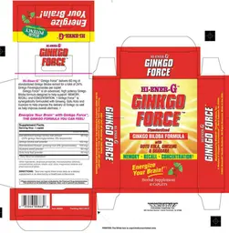Label for Ginko Force