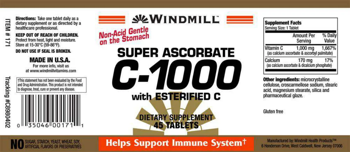 Label for C-1000 with Esterfied C
