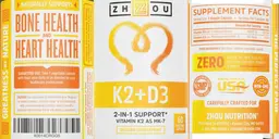 Label for K2 + D3
