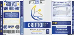 Label for Driftoff