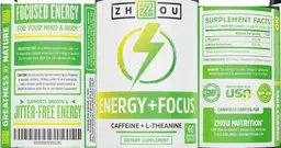 Label for Energy + Focus