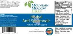Label for Herbal Anti-Spasmodic