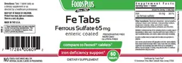 Fe Tabs Ferrous Sulfate 65 mg
