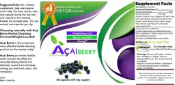 Label for Acai Berry