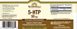 Label for 5-HTP 50 mg