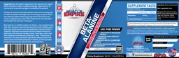Label for Beta-Alanine 1000 mg Unflavored
