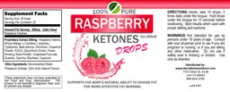 Label for Raspberry Ketones Drops