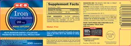 Iron Ferrous Sulfate 28 mg