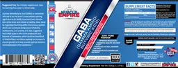 Label for GABA (Gamma Amino-Butyric Acid) 500 mg Unflavored