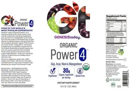 Label for Organic Power4