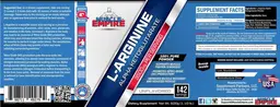Label for L-Arginine Alpha Ketoglutarate 3500 mg Unflavored