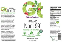 Label for Organic Noni 99