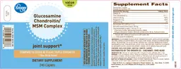 Label for Glucosamine Chondroitin/MSM Complex