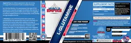 Label for L-Glutamine 5000 mg Unflavored