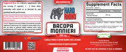 Label for Bacopa Monnieri 300 mg