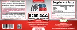 Label for BCAA 2:1:1 3000 mg