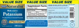 Label for Potassium